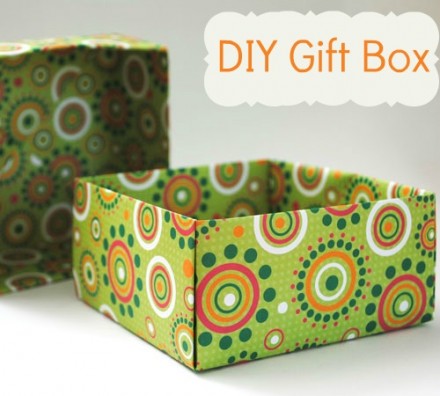 DIY Gift Box, How To Make Round Box