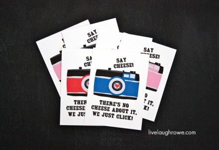 Say Cheese Valentine's Printables from Live Laugh Rowe