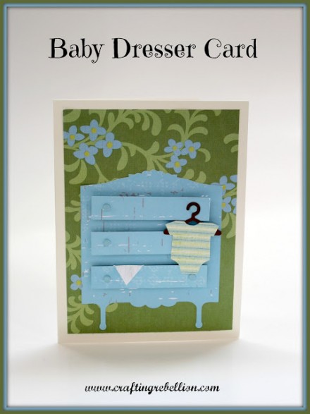 baby dresser card