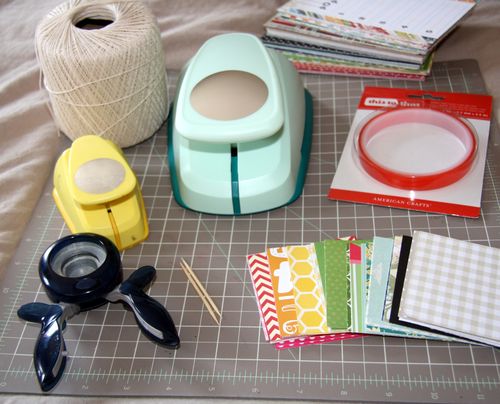 Circle Punch Tutorial at Scrapbook & cards Today