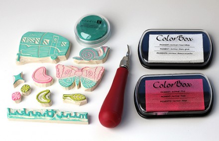 Tutorial - Hand Carved Stamps from Vitamini handmade