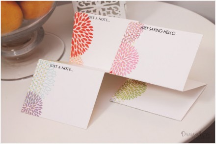 Tutorial - Perforated Note Cards and Envelope Set from Damask Love