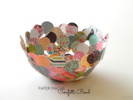 Tutorial - Confetti-Bowl by Carolyn's Homework