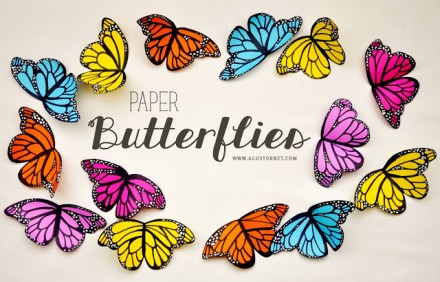 Tutorial - Paper Butterflies by Made With Love Creations