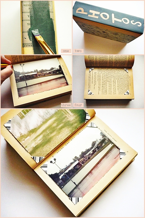 Tutorial - Photo Album from an Old Book by Making Lovely