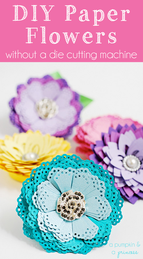 DIY-Paper-Flowers-Tutorial from A Pumpkin and a Princess