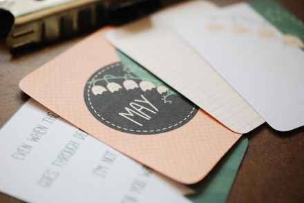 Free Printable May Journaling Cards for Project Life from Wild Olive