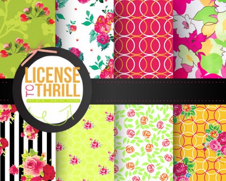 Free printable paper pack from Craft a doodle doo LICENSE TO THRILL (MAIN)