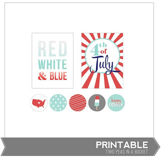 Free 4th of July Printable from Two Peas in a Bucket