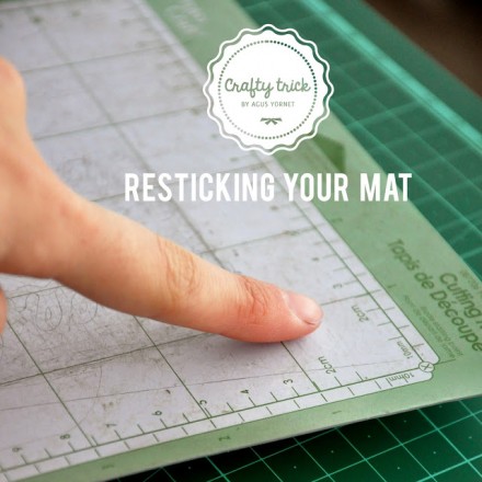 How to Resticky Your Cricut mat-by Agus Younet