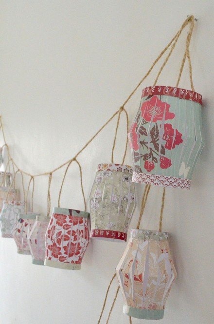 Tutorial - Paper Lantern Garland by AO