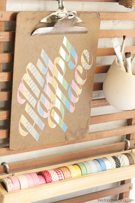 Tutorial - Washi Tape Stickers at tried and true