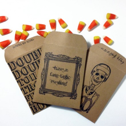 Freebie - Halloween Goodie Bags from The Postman's Knock