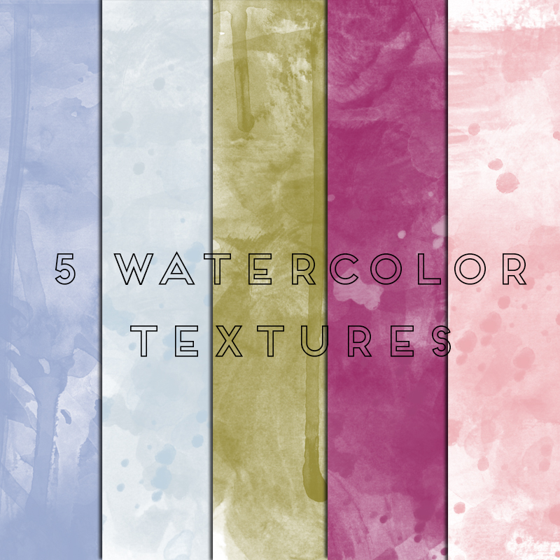 Freebie - Free Watercolor Textures from Eye of Style