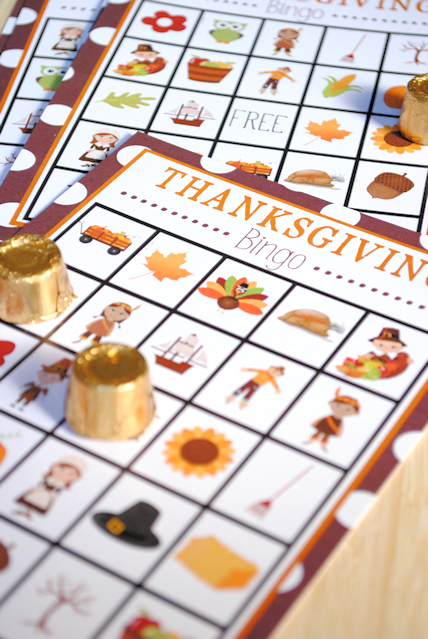 Freebie - Printable Thanksgiving Bingo from Crazy Little Projects