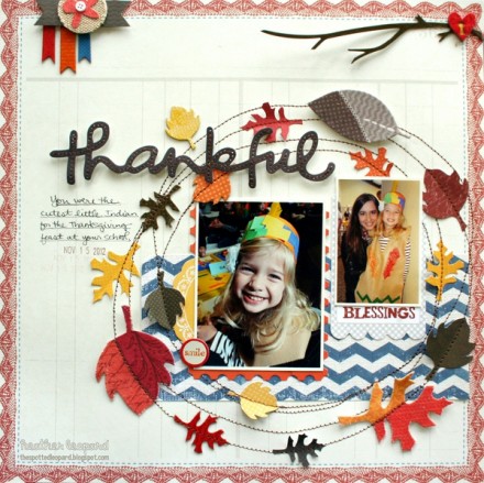 Inspiration du Jour - Thankful Blessings by Heather Leonard