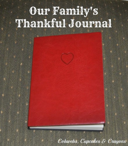 Show & Tell - Thankful Journal by Kelly at Cobwebs, Cupcakes and Crayons