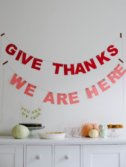 Tutorial - Easy Thanksgiving Lettered Garland by A Subtle Revelry