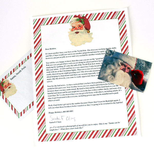 Tutorial - Letters  from Santa from the North Pole by Dream a Little Bigger