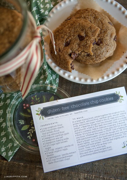 Freebie - Printable Christmas Recipe Cards