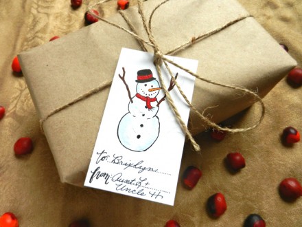 Freebie - Printable Snowman Gift Tags