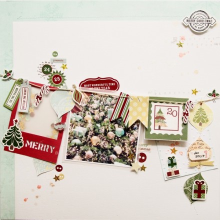 Inspiration du Jour - Be Merry by happiescrappie