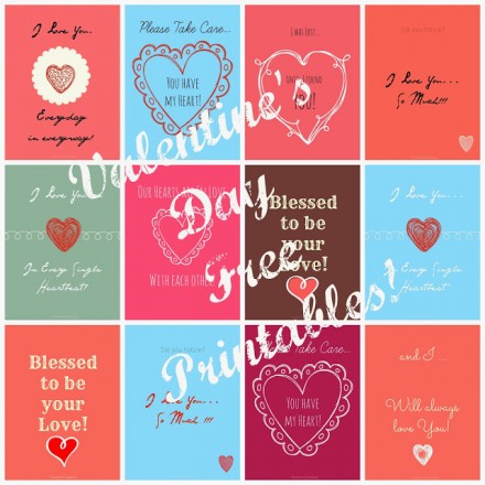 Freebie - Valentine Poster from Sunshine and Dewdrops