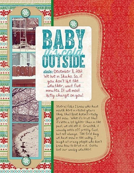 Inspiration du Jour - Baby It's Cold Outside