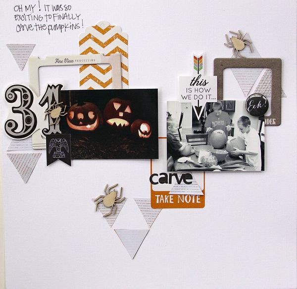 Inspiration du Jour - Carve by Peally Scrappy