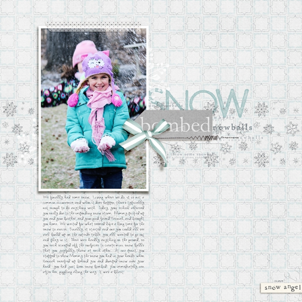 Inspiration du Jour - Snow Bombed by Rachel Alles