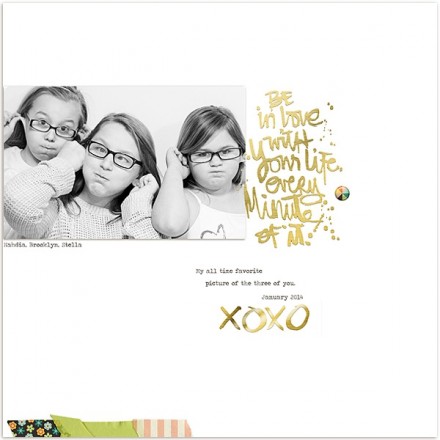 Inspiration du Jour - XOXOXO by Janelle Miller