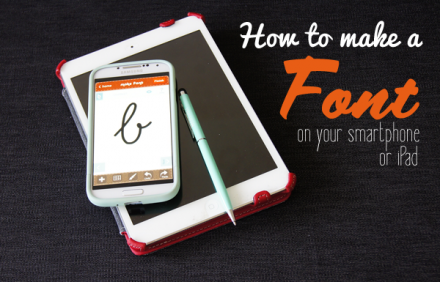 Tutorial - How To Create a Font on Your Phone or iPad by Oh Everything Handmade