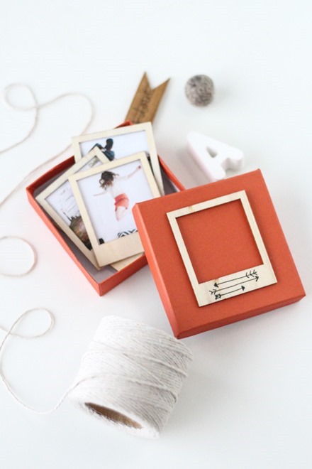 Tutorial - Wooden Polaroid Gift Set