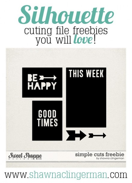 Freebie - Silhouette Cutting File Freebies from Shawna Clingerman