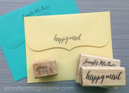 Giveaway - Personalized Stamps at Jennifer McGuire Ink