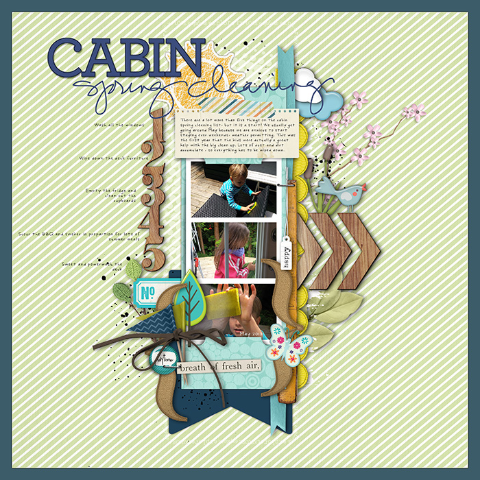 Inspiration du Jour - Cabin Spring Cleaning by sterkeurs