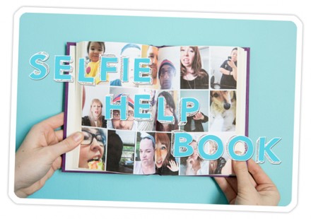 Selfie help book from PhotoJojo