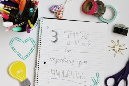 Tips & Tricks for Improving Your HAndwriting by Clover & Dot