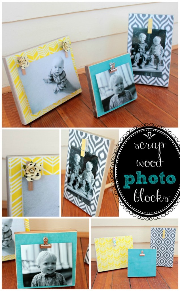 Tutorial - Scrap Wood Photo Blocks at Juggling Act