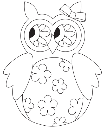 Free Owl Digital stamp from Scrapbook and Cards Today