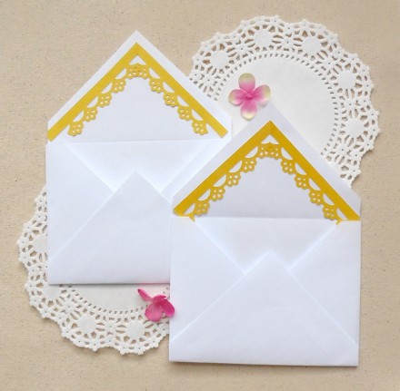 Tutorial - Decorating Envelopes With Border Punches by Maritza