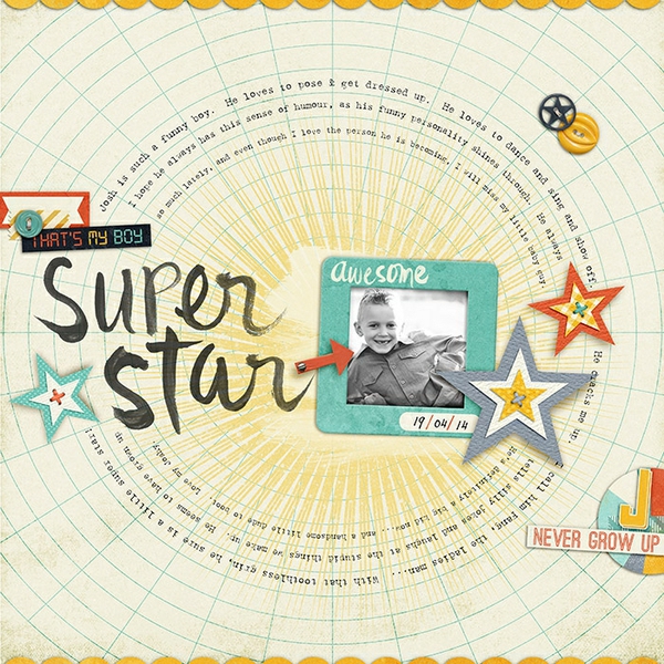 Inspiration du Jour - Super Star by zoepearn