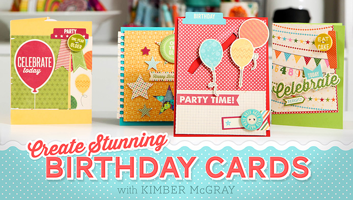 Giveaway - Card Class by Kimber McGray at Craftsy