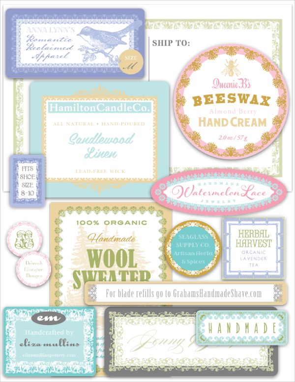 Freebie - Crafter's Branding Pack of Labels from World Label 2