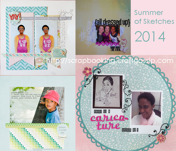 Summer of Sketches at Craft Gossip 2014