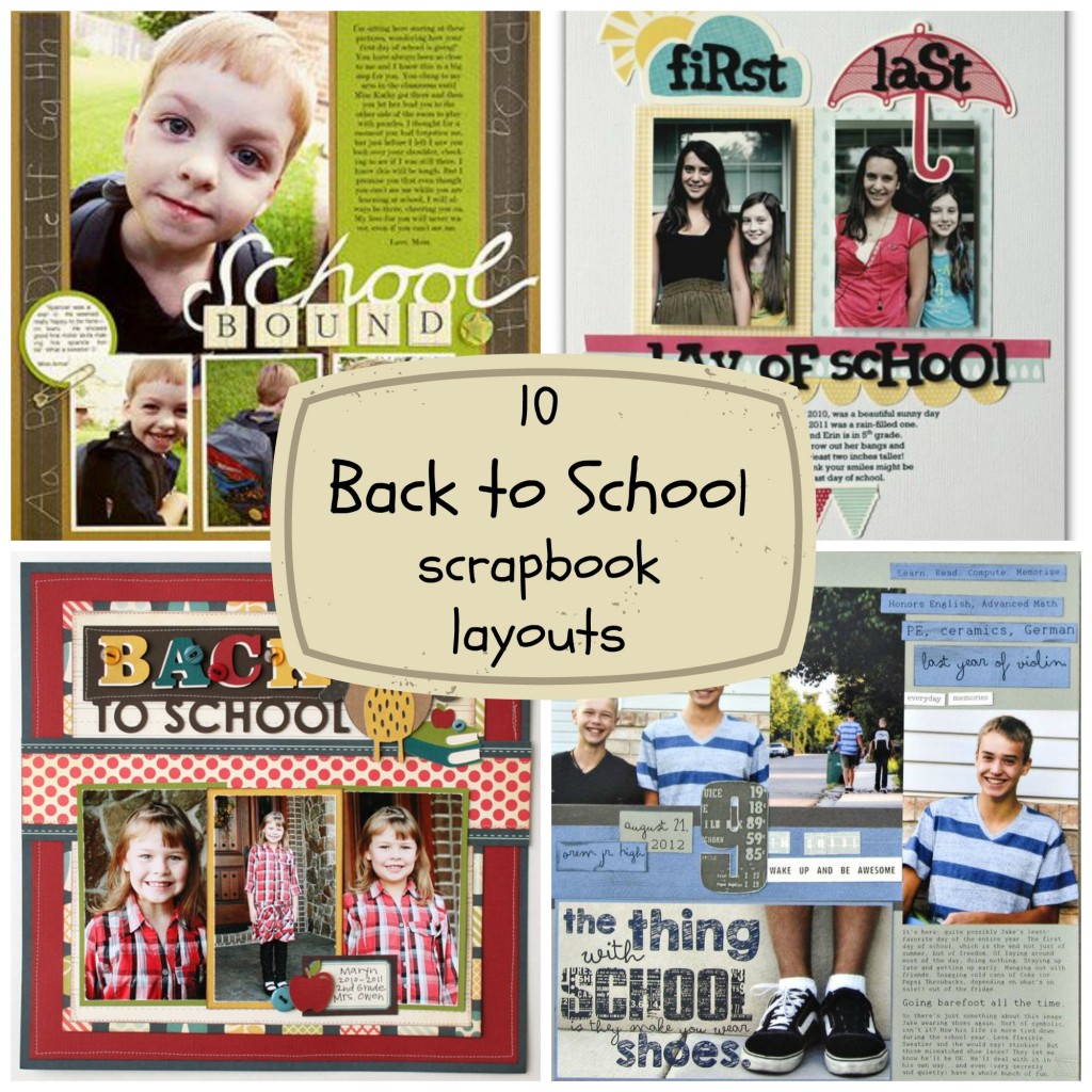 10 back to school scrapbook layouts - CraftGossip