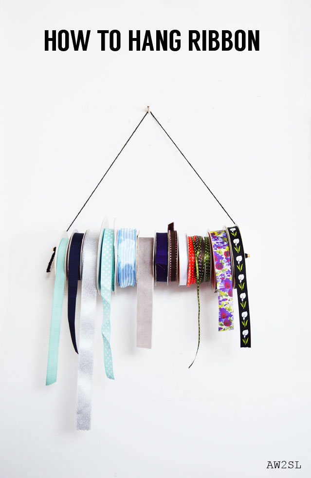 Tutorial - how-to-hang-ribbon