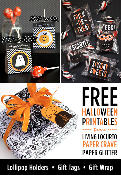 free-halloween-printables from Paper Crave