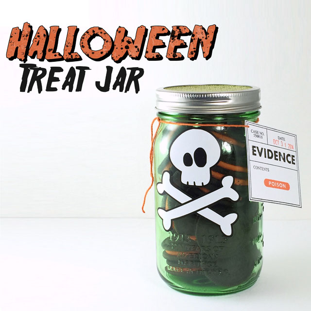 Halloween Treat Jar Tutorial - Stamped in his image