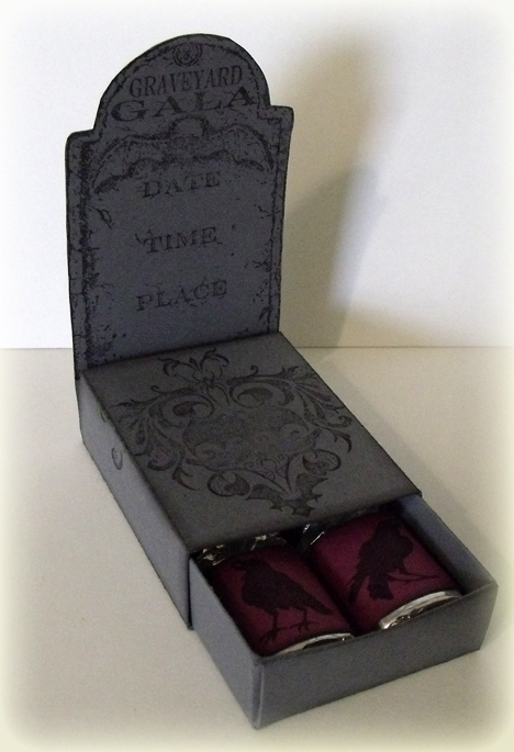 Tombstone Halloween Treat Box from For Love of Paper